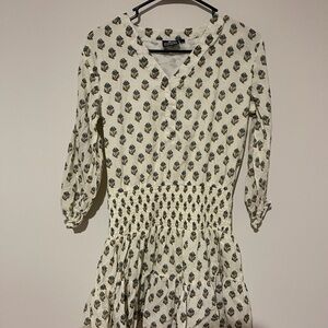 Madison Matthew’s Floral Patterned Dress with Smocked Waist size: medium